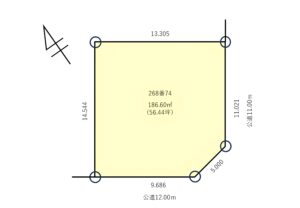 福井5丁目　区画図